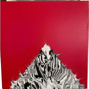 ORIGINAL ART ‘RED’ 14x14” HANDCRAFTED‎